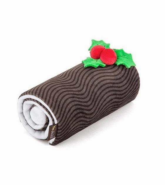 10% OFF: P.L.A.Y. Eco-Friendly Holiday Classics Yule Log Dog Toy pet souvenir,gift item