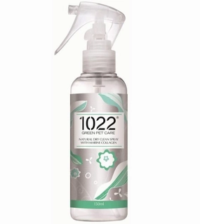 15% OFF: 1022 Green Pet Care Natural Dry Clean Spray For Cat & Dogs pet housekeeping,dog mess kit