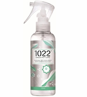 15% OFF: 1022 Green Pet Care Natural Dry Clean Spray For Cat & Dogs dog shampoo,bathing supplies