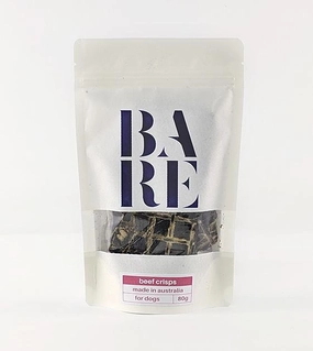 20% OFF: BARE Australian Premium Beef Crisps Dog Treats