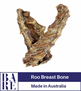 20% OFF: BARE Australian Premium Roo Breast Bone Dog Treats dog chews,dog bones