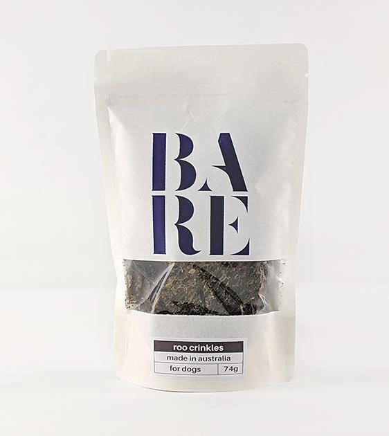 20% OFF: BARE Australian Premium Roo Crinkles Dog Treats dog chews,dog bones