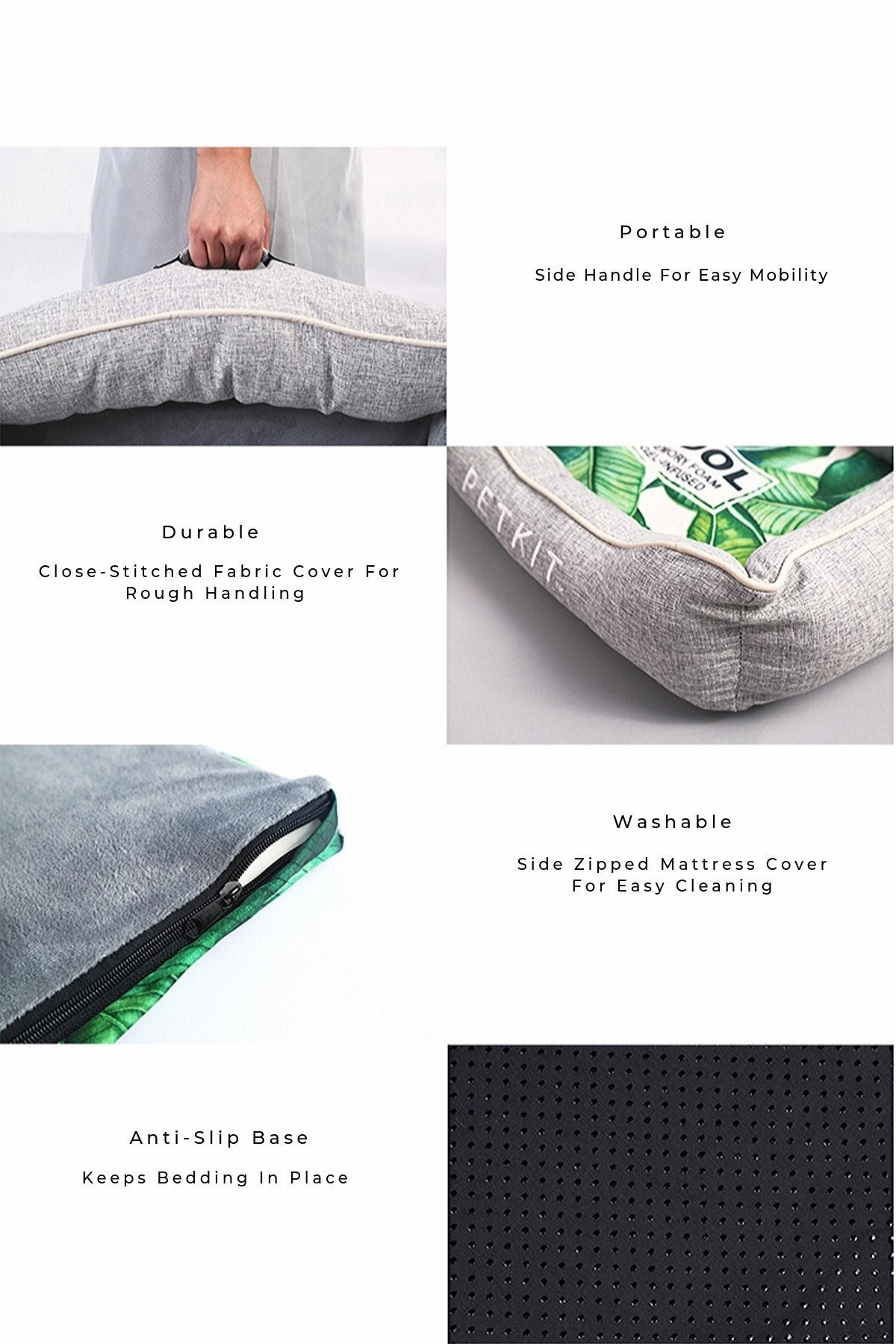 35% OFF: PETKIT Memory Foam Cooling Pet Bed (Removable & Washable)