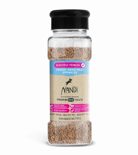 $10 ONLY: Nandi Freeze-Dried Meat Sprinkles (Bushveld Venison) dog multipurpose item,all-in-one pet tool