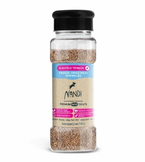 $10 ONLY: Nandi Freeze-Dried Meat Sprinkles (Bushveld Venison) freeze-dried dog food,lightweight pet food