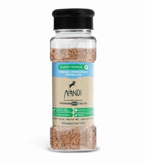 $10 ONLY: Nandi Freeze-Dried Meat Sprinkles (Karoo Ostrich) dog multipurpose item,all-in-one pet tool