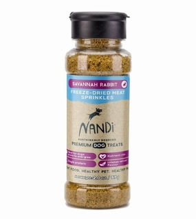 $10 ONLY: Nandi Freeze-Dried Meat Sprinkles (Savannah Rabbit) freeze-dried dog food,lightweight pet food