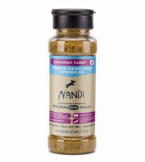 $10 ONLY: Nandi Freeze-Dried Meat Sprinkles (Savannah Rabbit) dog multipurpose item,all-in-one pet tool