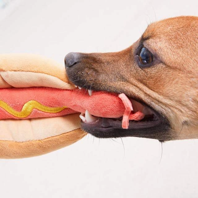 $18 ONLY: BarkShop Helga's Hot Dog Dog Plush Toy