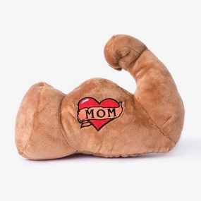 $18 ONLY: BarkShop Mr. Chewniverses Muscles Dog Plush Toy large breed food,big dog food