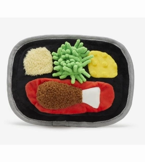 $18 ONLY: BarkShop Tubular TV Dinner Dog Plush Toy