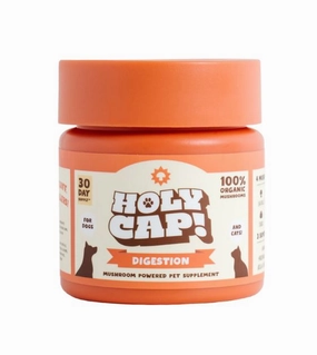 $29 ONLY [CLEARANCE]: Holy Cap Medicinal Mushroom Supplement for Dogs (Digestion) pet housekeeping,dog mess kit