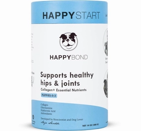 $32 OFF: Happy Bond Happy Start Joint Supplement For Puppies & Young Dogs 400g freeze dried dog food,raw nutrition dog,dog freeze dried kibble
