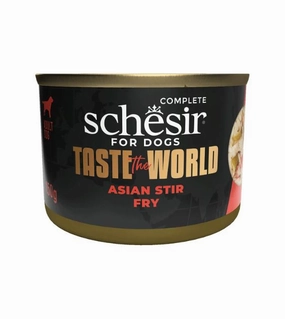 $3.60 ONLY [PWP SPECIAL]: Schesir Taste The World Wet Dog Food (Asian Stir Fry) dog gifts,pet keepsakes