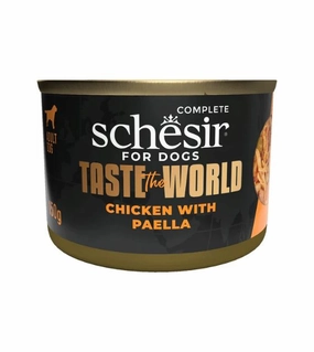 $3.60 ONLY [PWP SPECIAL]: Schesir Taste The World Wet Dog Food (Chicken With Paella) dog gifts,pet keepsakes