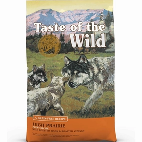'BUNDLE DEAL/FREE TREAT': Taste Of The Wild High Prairie Puppy Bison & Venison Grain-Free Dry Dog Food freeze dried dog food,raw nutrition dog,dog freeze dried kibble