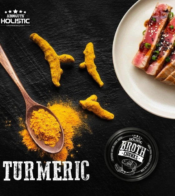 Absolute Holistic Broth Chunks (Chicken Cutlets & Turmeric) Wet Cat & Dog Food