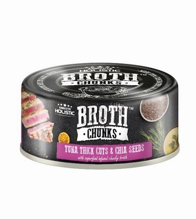 Absolute Holistic Broth Chunks (Tuna Thick Cuts & Chia Seeds) Wet Cat & Dog Food