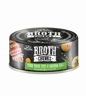 Absolute Holistic Broth Chunks (Tuna Thick Cuts & Garden Vegs) Wet Cat & Dog Food