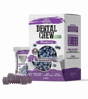 Absolute Holistic Dental Dog Chews (Blueberry) dog shampoo,bathing supplies