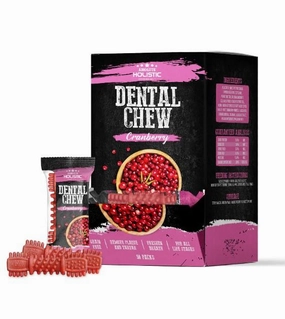 Absolute Holistic Dental Dog Chews (Cranberry) dog chews,dog bones