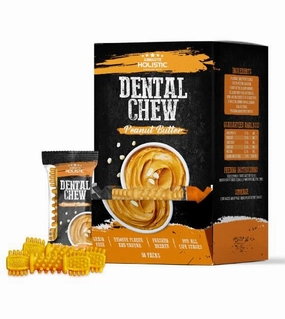 Absolute Holistic Dental Dog Chews (Peanut Butter) dog shampoo,bathing supplies