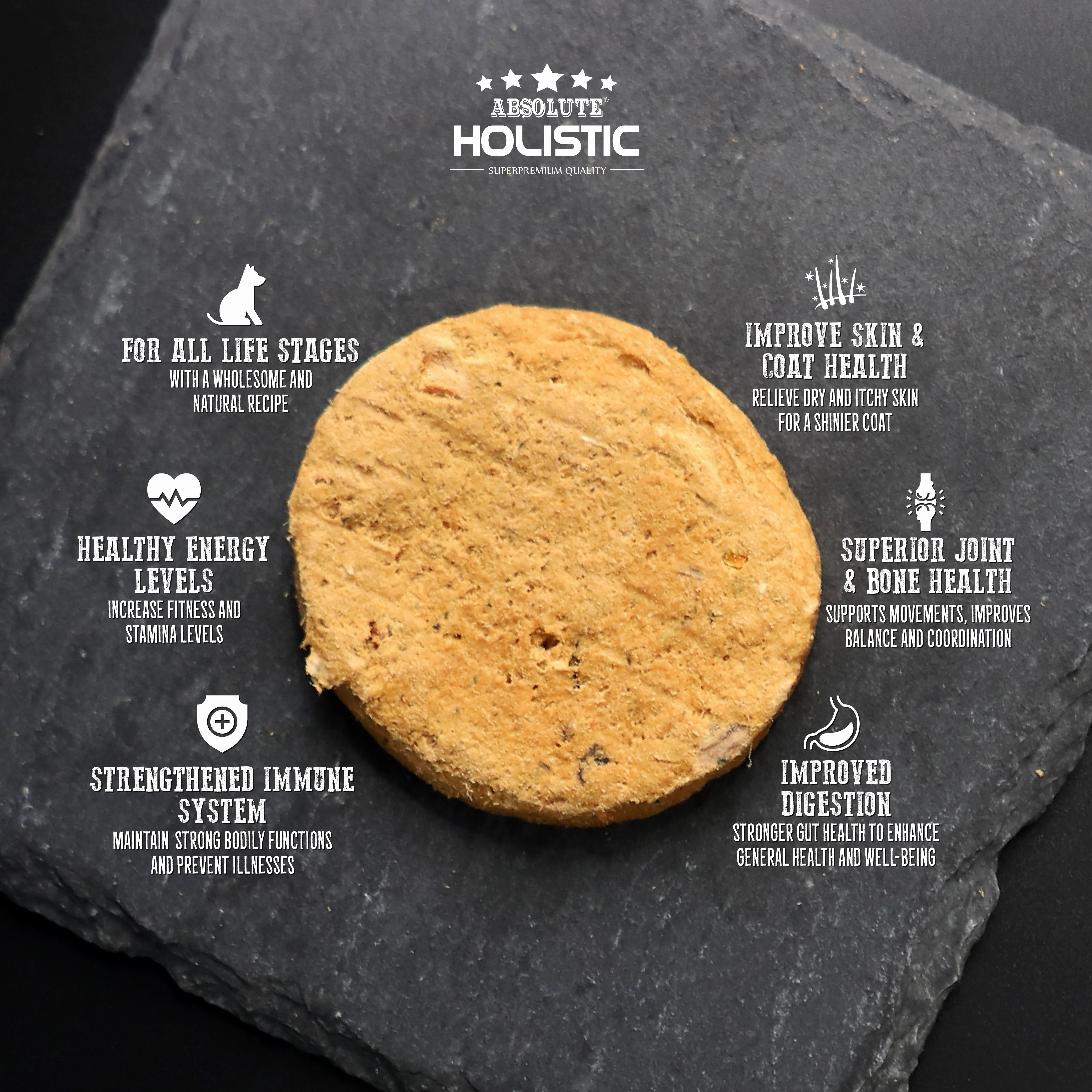 Absolute Holistic Freeze Dried Patties Dog Food (Lamb & Tuna)