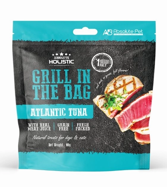 Absolute Holistic Grill In The Bag (Atlantic Tuna) Natural Dog & Cat Treats