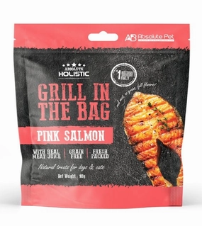 Absolute Holistic Grill In The Bag (Pink Salmon) Natural Dog & Cat Treats