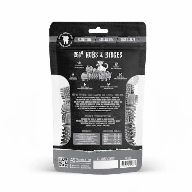 Absolute Holistic Petite Dental Dog Chews (Charcoal)