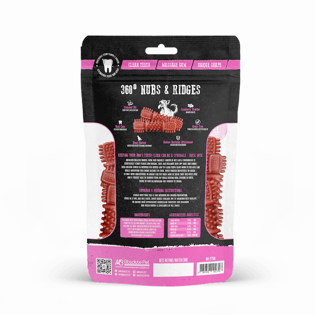 Absolute Holistic Petite Dental Dog Chews (Cranberry)