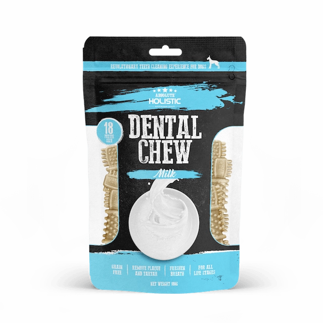Absolute Holistic Petite Dental Dog Chews (Milk) pet coat care,skin health