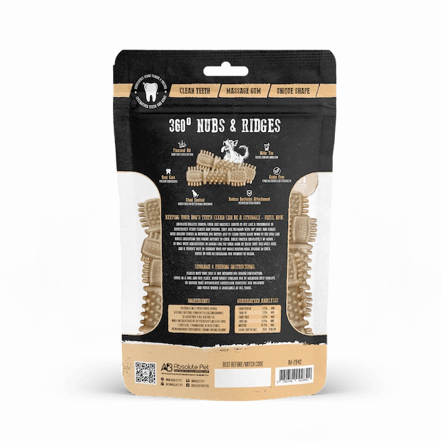 Absolute Holistic Petite Dental Dog Chews (Milk Tea)