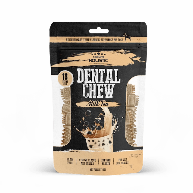 Absolute Holistic Petite Dental Dog Chews (Milk Tea) pet coat care,skin health