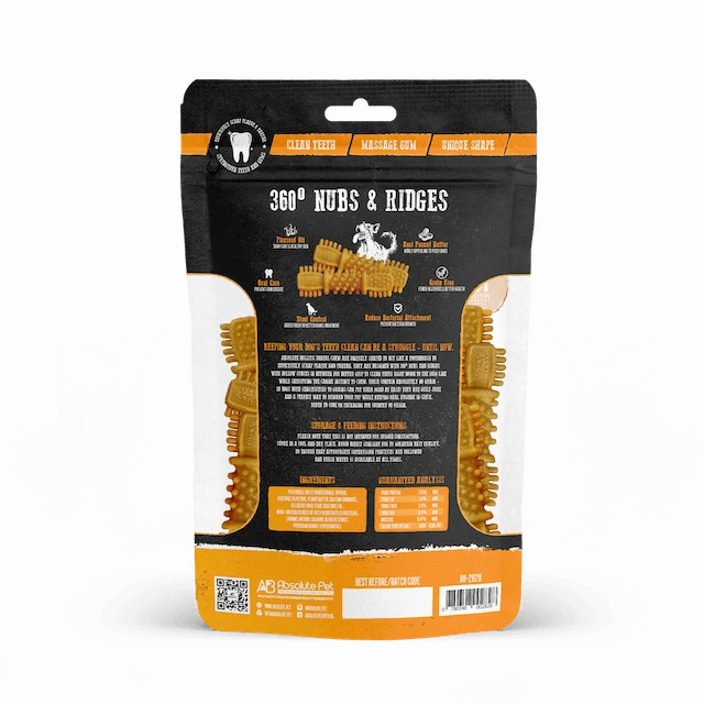 Absolute Holistic Petite Dental Dog Chews (Peanut Butter)