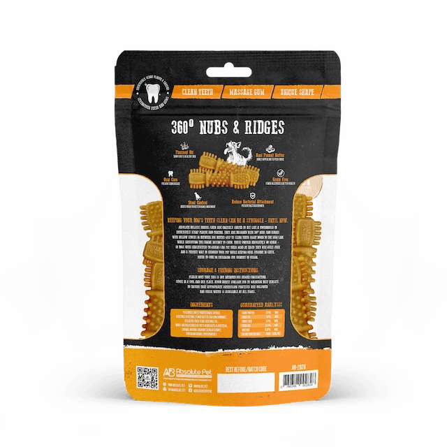 Absolute Holistic Petite Dental Dog Chews (Peanut Butter)