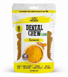 Absolute Holistic Petite Dental Dog Chews (Turmeric) dog chews,dog bones