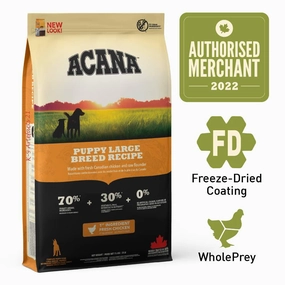 ACANA Heritage Puppy Large Breed Grain-Free Dry Dog Food 11.4kg freeze dried dog food,raw nutrition dog,dog freeze dried kibble