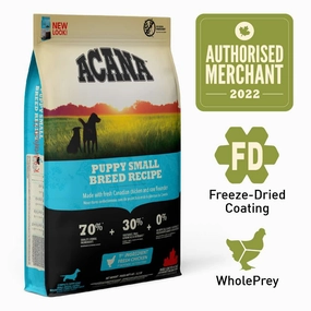 ACANA Heritage Puppy Small Breed Grain-Free Dry Dog Food freeze dried dog food,raw nutrition dog,dog freeze dried kibble