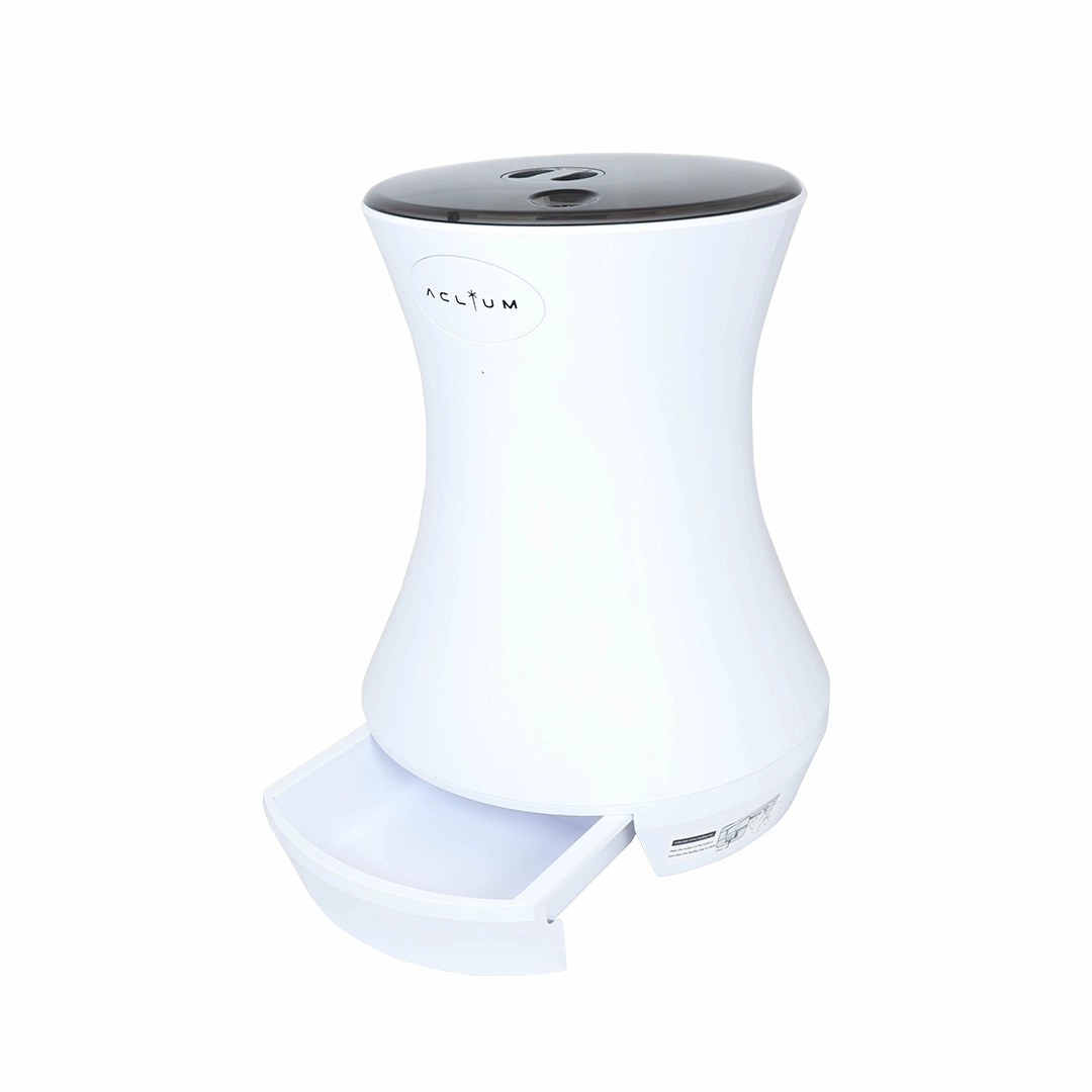 Aclium Round Automatic Feeder For Dogs & Cats (Curved Container)