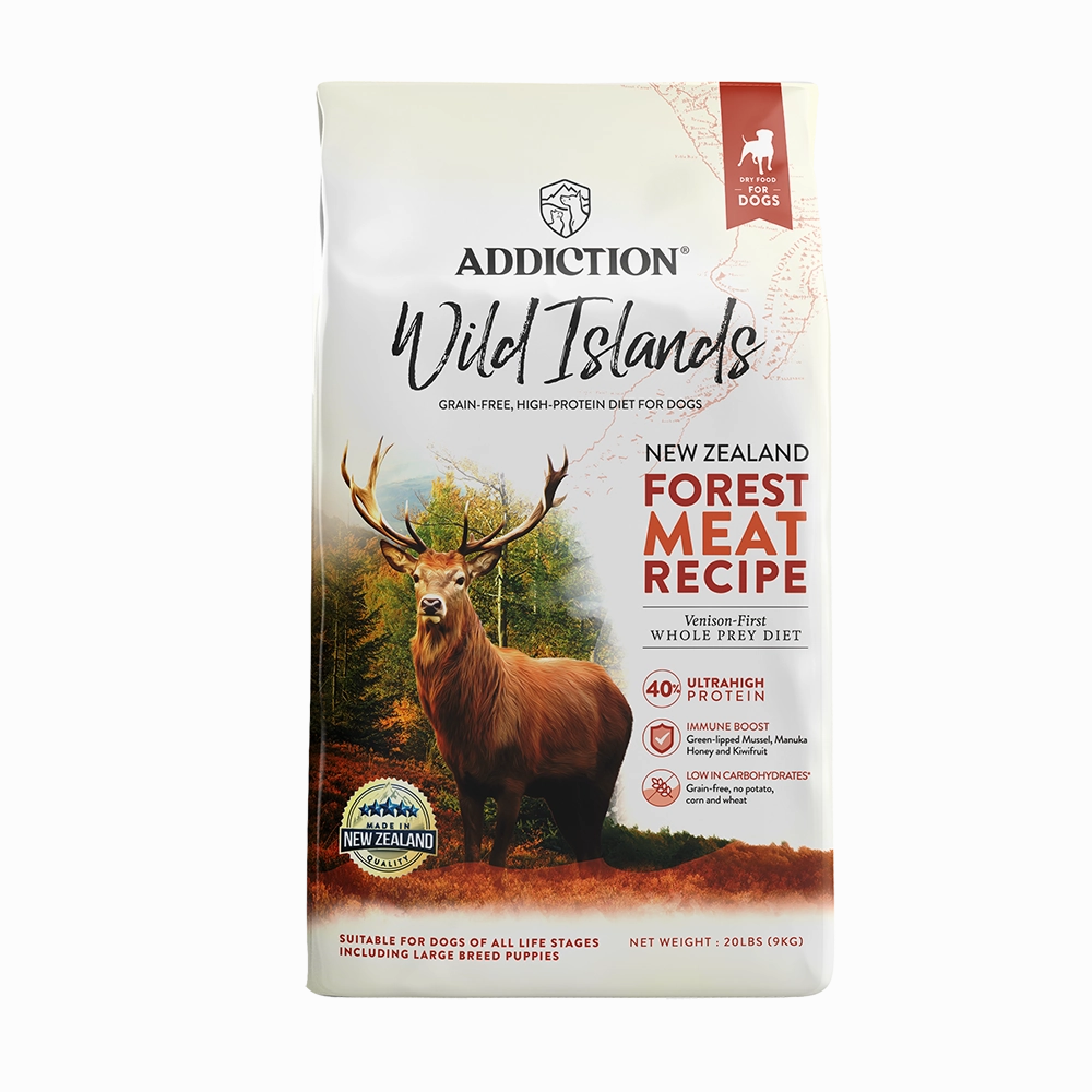 Addiction Dog Wild Islands Forest Meat 20lb