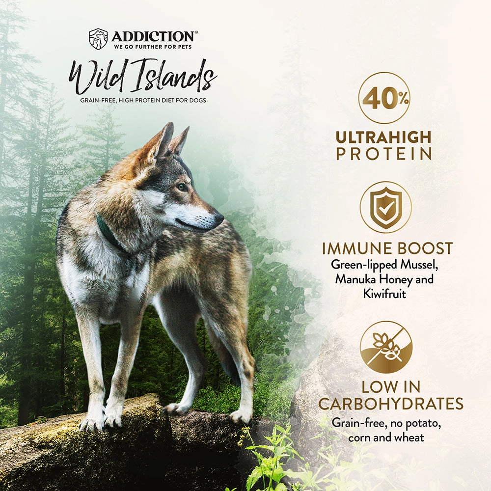 Addiction Dog Wild Islands Forest Meat 20lb