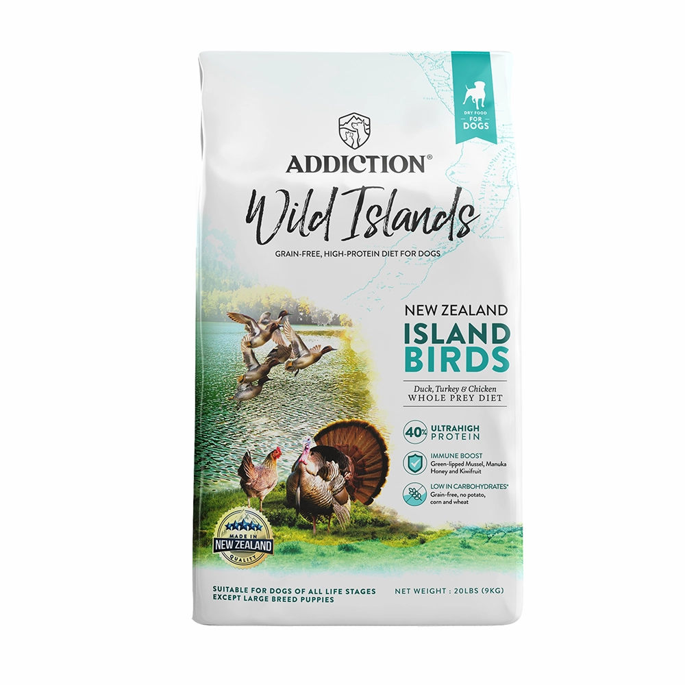 Addiction Dog Wild Islands Island Birds 20lb