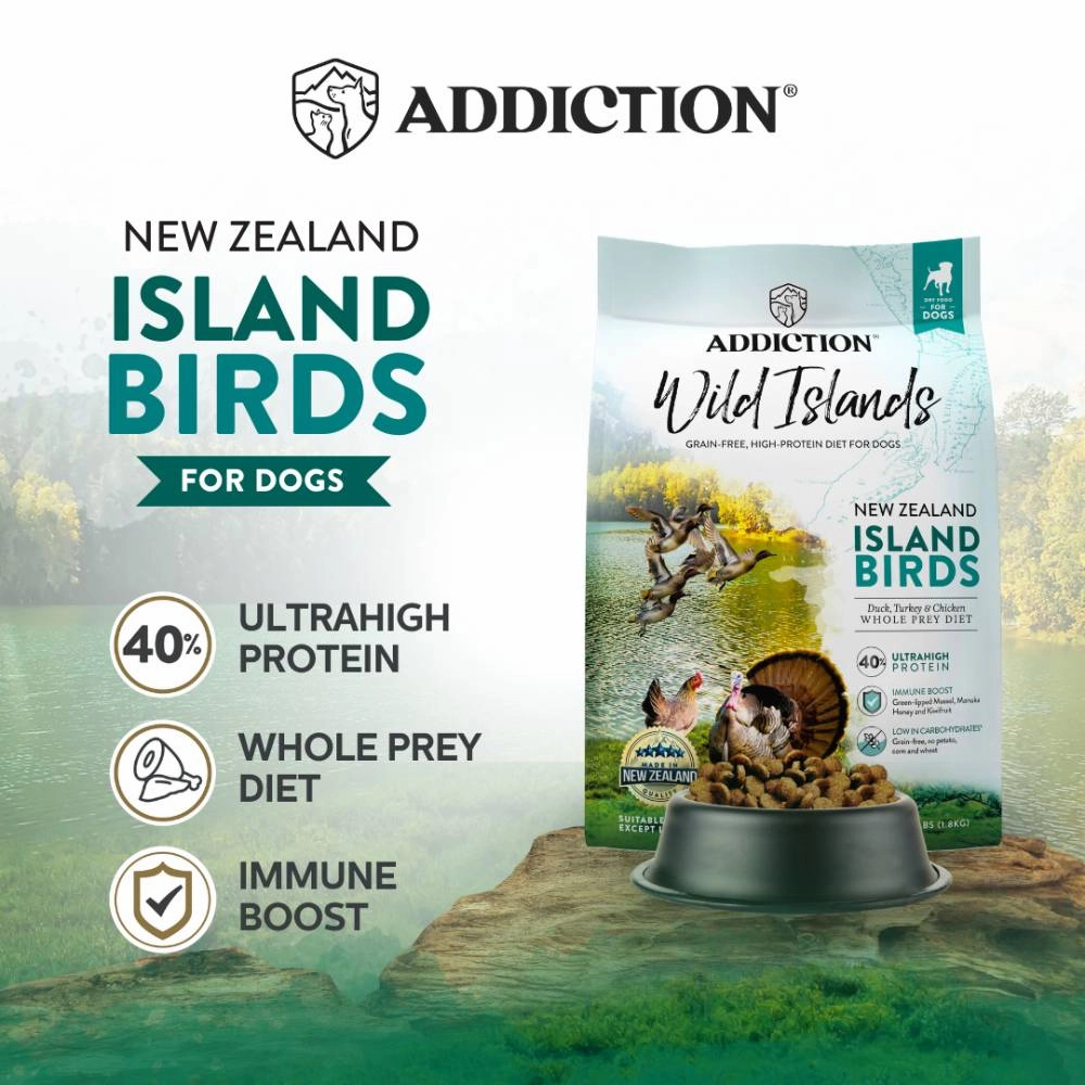 Addiction Dog Wild Islands Island Birds 20lb