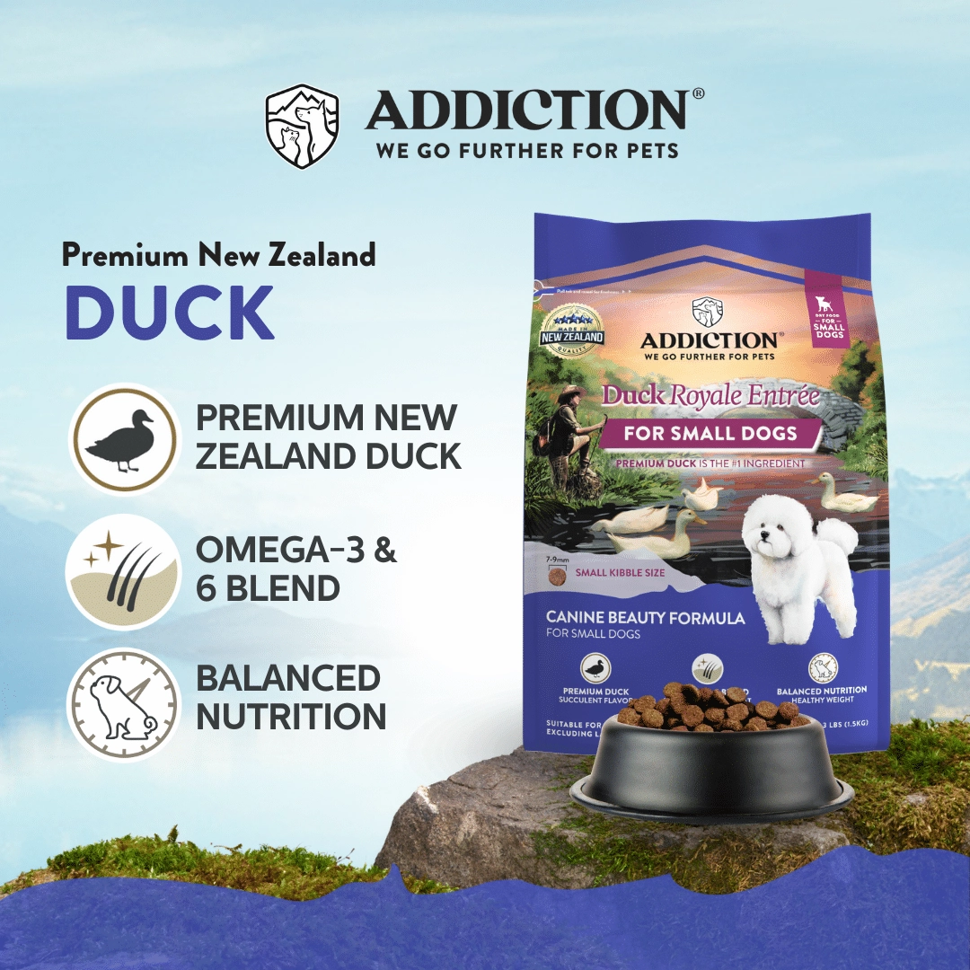 Addiction Dry Dog Food (Duck Royale Entree For Small Dogs)