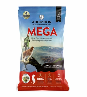 Addiction Dry Dog Food (Mega Lamb & Beef) large breed food,big dog food