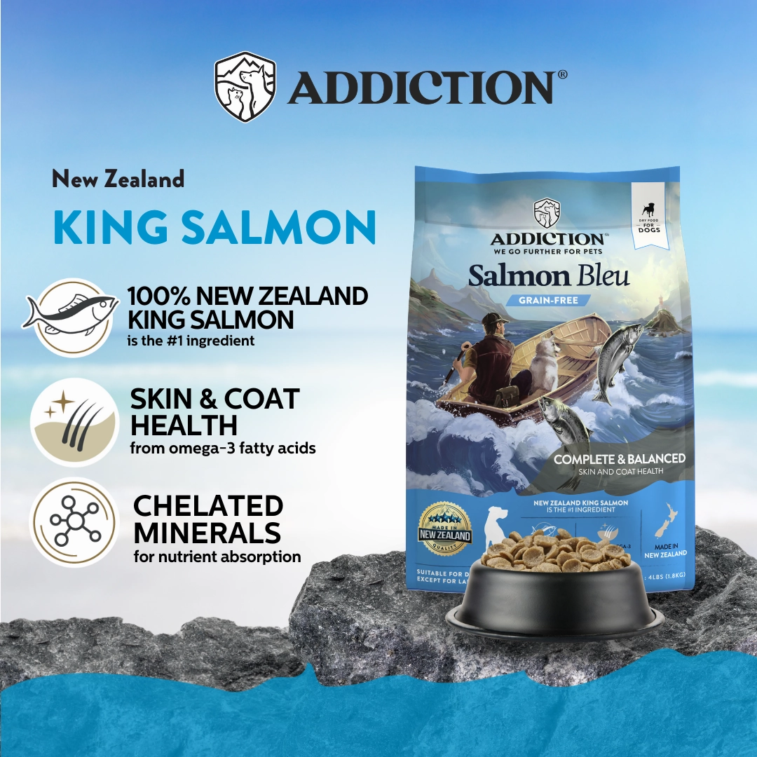 Addiction Dry Dog Food (Salmon Bleu ADULT)