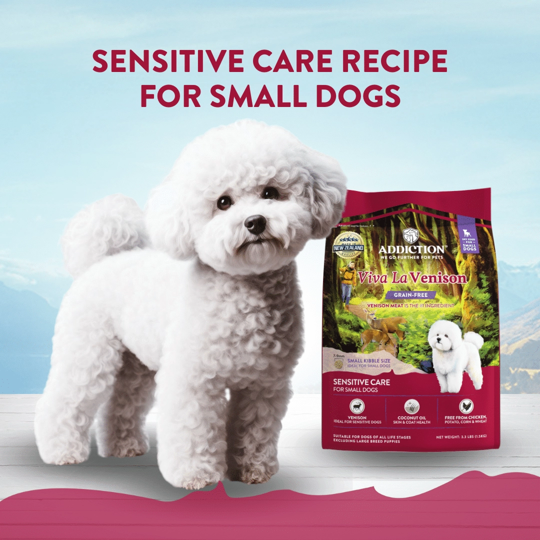 Addiction Dry Dog Food (Viva La Venison For Small Dogs)