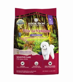 Addiction Dry Dog Food (Viva La Venison For Small Dogs) small breed food,tiny dog food
