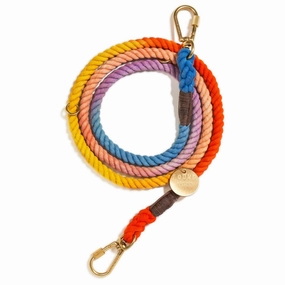 Adjustable Cotton Rope Dog Leash Soleil Ombre dog mixer,pet meal booster